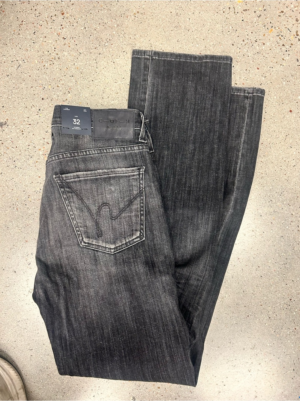 NWT MENS CITIZENS OF HUMANITY JEANS SID STRAIGHT